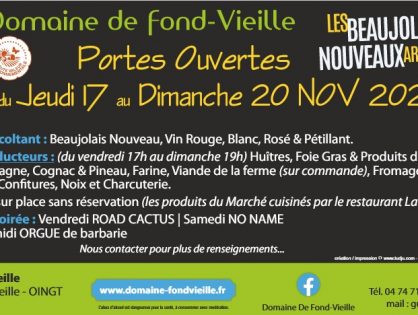 Les beaujolais nouveaux arrivent